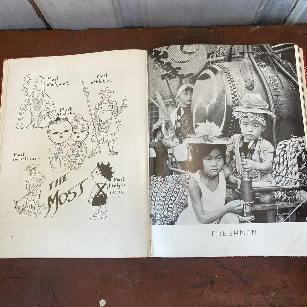 1955 YOKOHAMA YO-HI American High School Yearbook‎ Yokohama, JAPAN